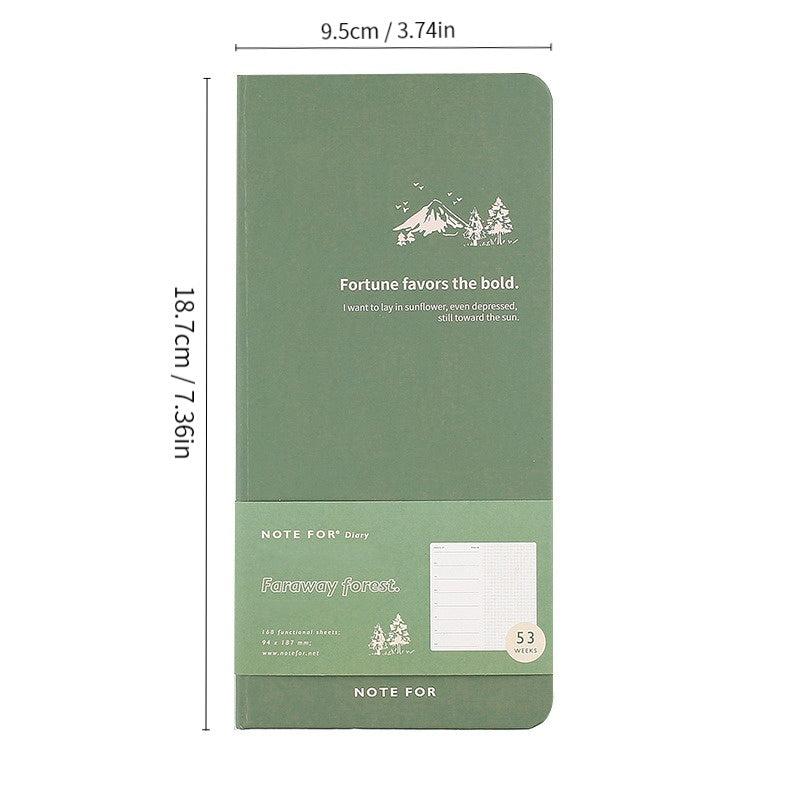 Mori Fresh Retro Slim Week Planner Book