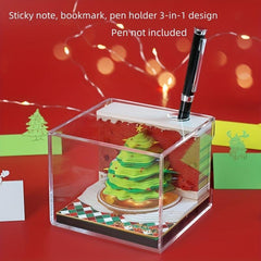 Christmas Tree 3D Memo Pad 269 Sheets Office Supplies Stationery Christmas Gift