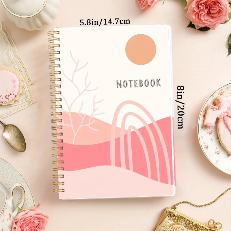 Undated Weekly Planner Notebook Spiral Goals Journal To Boost Productivity