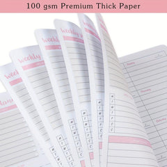 BUBU Weekly Planner To Do List Notebook Undated Goal Planner