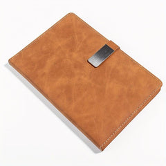 Soft Faux Leather Notebook with Buckle for Home Office and Study Room