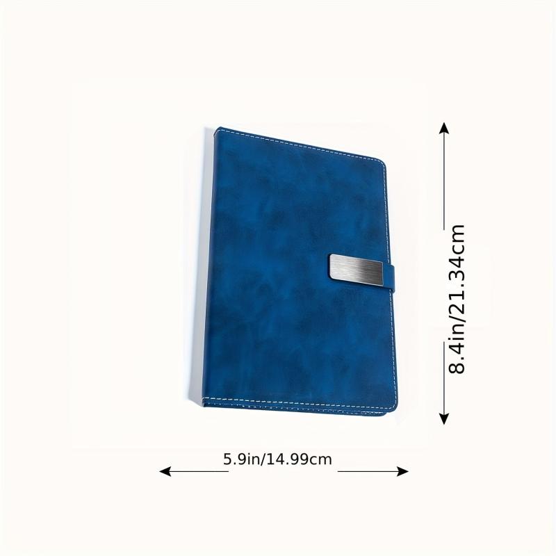 Soft Faux Leather Notebook with Buckle for Home Office and Study Room