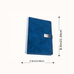 Soft Faux Leather Notebook with Buckle for Home Office and Study Room