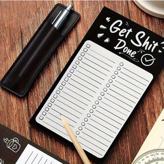Grocery List Pads Funny Memo Notepad Magnet Refrigerator Notepad With Pen Holder