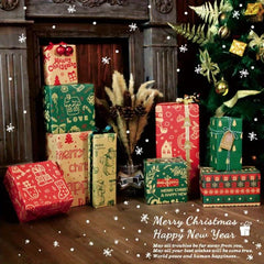 8pcs Gift Wrapping Paper Holiday Decoration Paper
