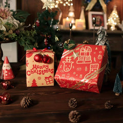 8pcs Gift Wrapping Paper Holiday Decoration Paper