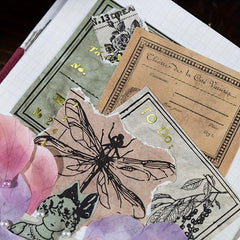 60 Sheets Writable Bronzing Decorative Book for Scrapbooking & Bullet Journals
