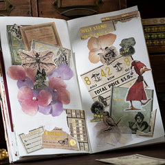 60 Sheets Writable Bronzing Decorative Book for Scrapbooking & Bullet Journals