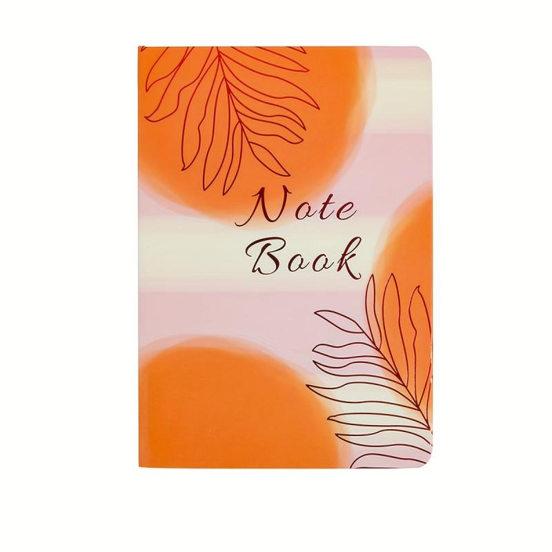 Retro Notebook Bronzing Notebooks 128 Pages, 6 Patterns