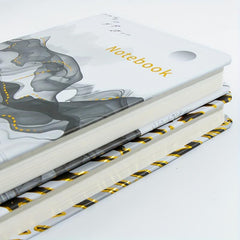 Retro Notebook Bronzing Notebooks 128 Pages, 6 Patterns