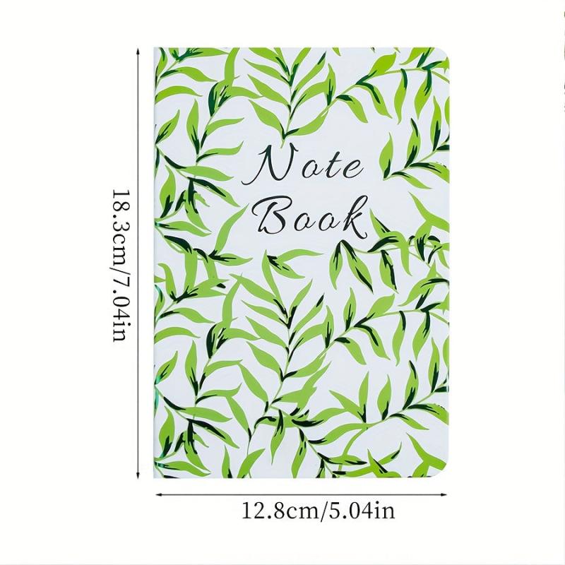 Retro Notebook Bronzing Notebooks 128 Pages, 6 Patterns