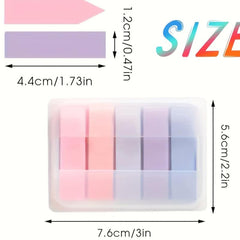 3pcs Colorful Index Stickers Student Reading Marking Stickers