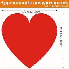 700 Colored Heart Dot Stickers Sticky Dots Coding Labels 10 Styles