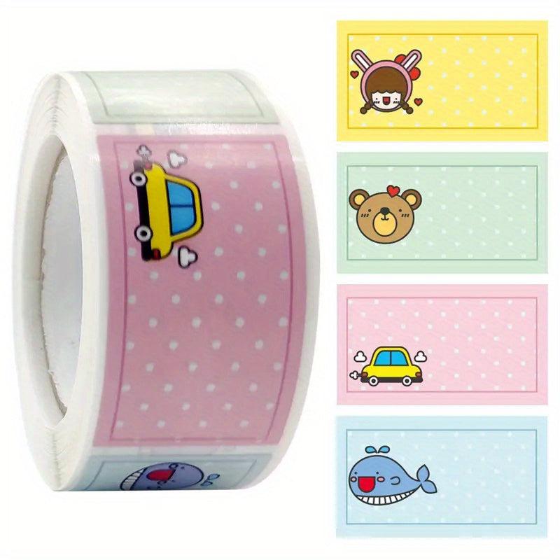 250pcs Cartoon Journal Stationery Stickers Name Preschool Baby Labels