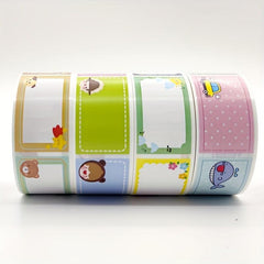 250pcs Cartoon Journal Stationery Stickers Name Preschool Baby Labels