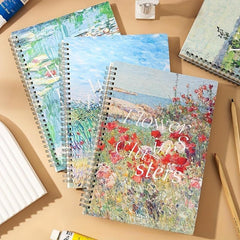 1pc Creative Coil Notebook Horizontal Line Notepad