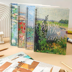 1pc Creative Coil Notebook Horizontal Line Notepad