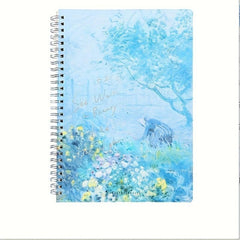 1pc Creative Coil Notebook Horizontal Line Notepad