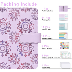 A6 Budget Planner Savings Notepad with Sticker