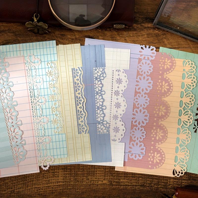 20pcs Hollow Lace Writing Material Paper for DIY Crafts Gift Wrapping