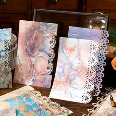 20pcs Hollow Lace Writing Material Paper for DIY Crafts Gift Wrapping