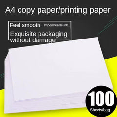 100 Sheets A4 Copy Paper 70g 80g Double Sided Anti-Static Printing Paper