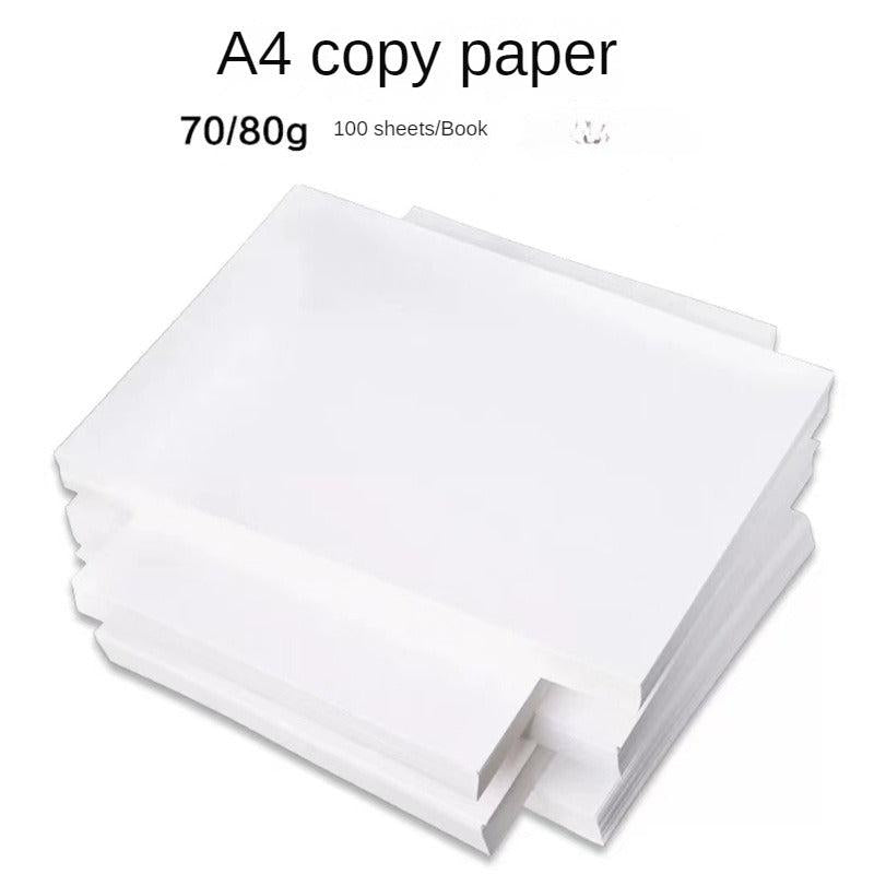 100 Sheets A4 Copy Paper 70g 80g Double Sided Anti-Static Printing Paper