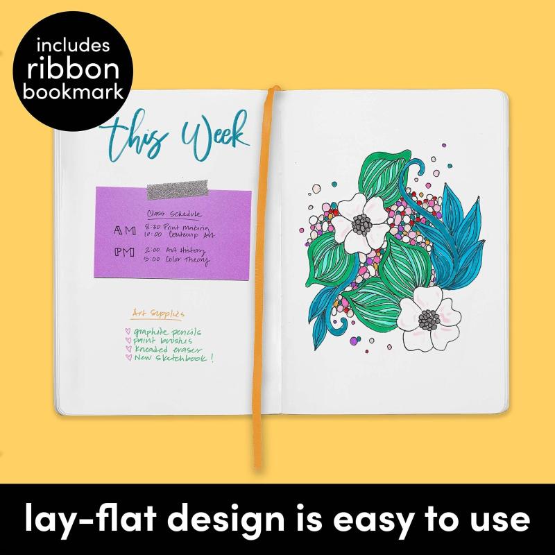 Blank Journal Notebook 160 Pages Medium 14.48 cm x 20.32 cm Hardcover