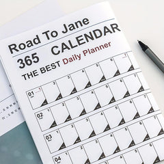 English Version Desk Calendar All Year Creative Planner