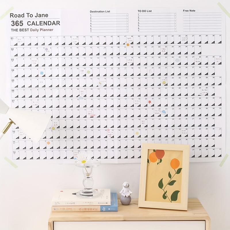 English Version Desk Calendar All Year Creative Planner