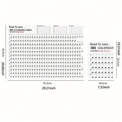 English Version Desk Calendar All Year Creative Planner