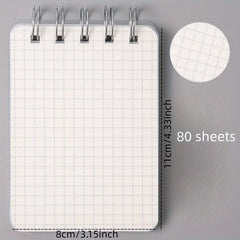 1pc Portable Mini Note Book Coil Notebook Notepad Calendar Book