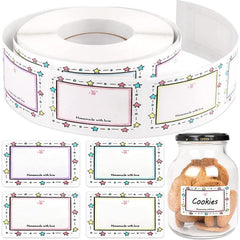 Set of 7 Border Name Stickers Roll - Marking Labels