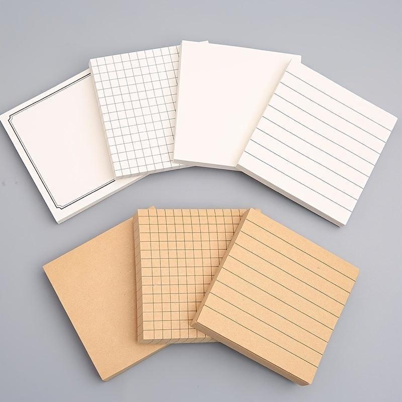 3pcs Sticky Notes Memo Pads For Students 240 Sheets Log