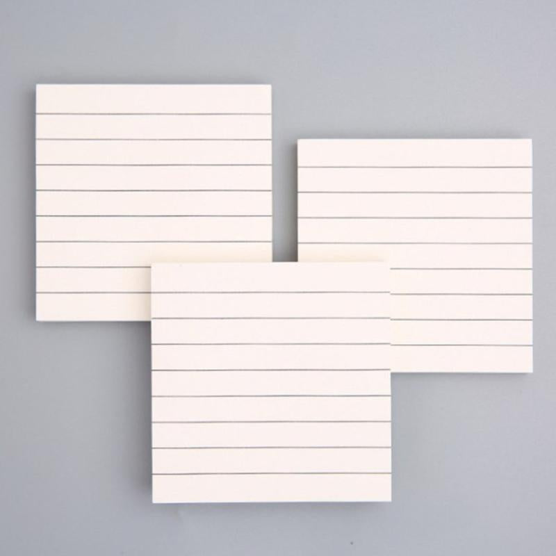 3pcs Sticky Notes Memo Pads For Students 240 Sheets Log