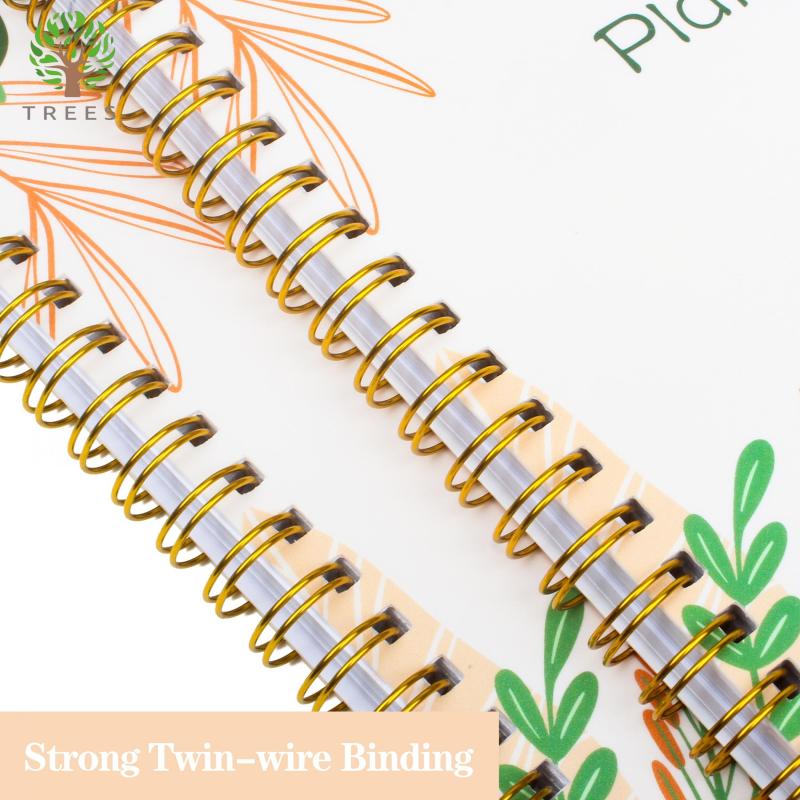 1pc Undated Weekly Planner To Do List Notebook Spiral Goals Journal