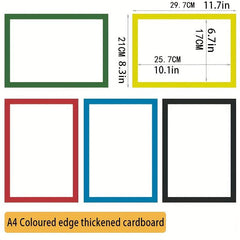 20sheets A4 210g Border Card Paper Thickened Hard Card Student Art Paper
