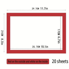 20sheets A4 210g Border Card Paper Thickened Hard Card Student Art Paper