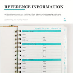 Academic Planner Weekly And Monthly Planner For Woman Daily Planner Calendar