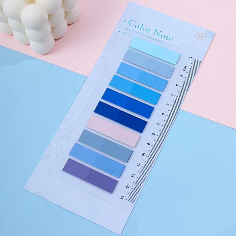 Convenience Colored Sticky Note Book Morandi Index Paper