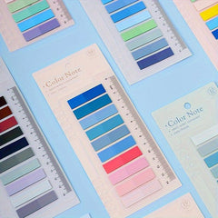Convenience Colored Sticky Note Book Morandi Index Paper