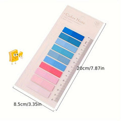 Convenience Colored Sticky Note Book Morandi Index Paper