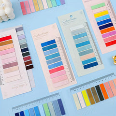 Convenience Colored Sticky Note Book Morandi Index Paper