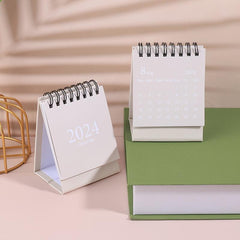 Mini Small Desk Calendar Coil Calendar Planner Desktop Decoration