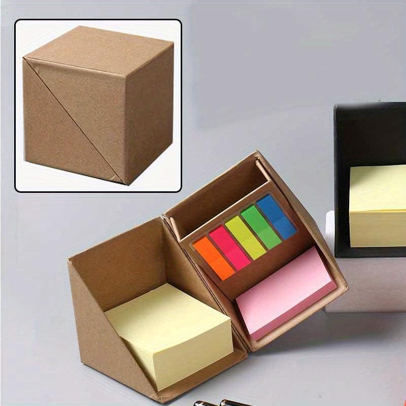 Rotating Creative Sticky Note Box with Mini Sticker Box