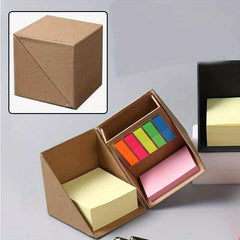 Rotating Creative Sticky Note Box with Mini Sticker Box
