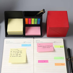 Rotating Creative Sticky Note Box with Mini Sticker Box