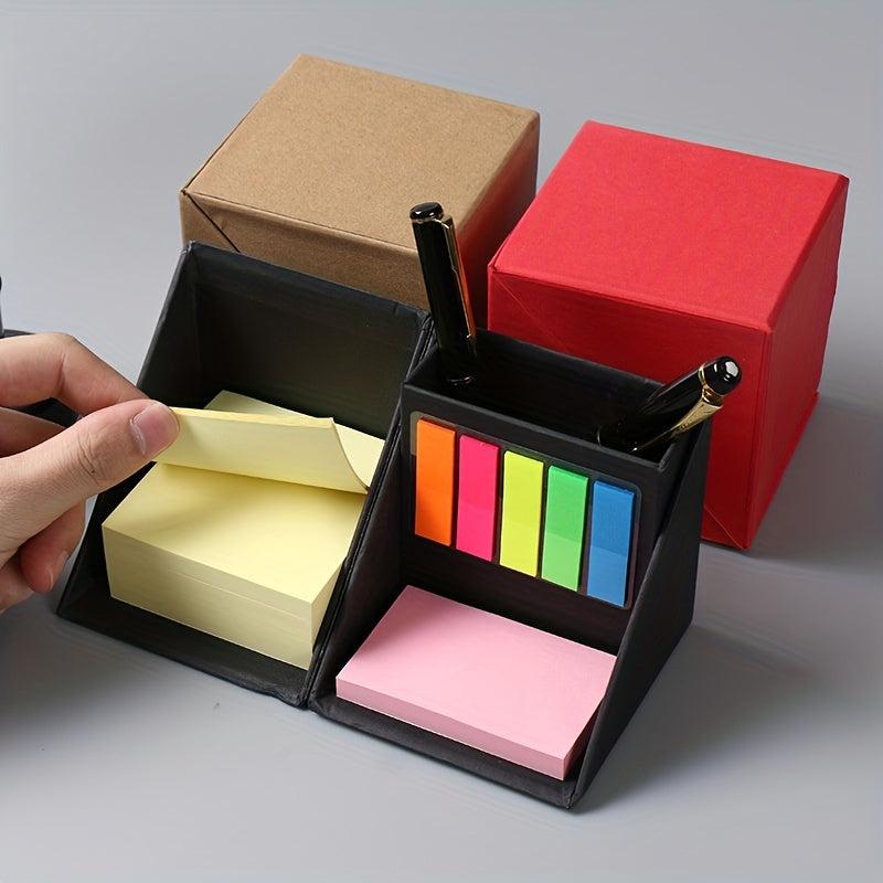 Rotating Creative Sticky Note Box with Mini Sticker Box
