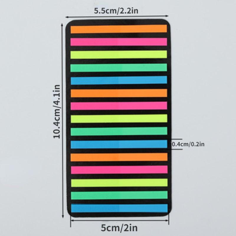 Retro Sticky Notes Student Word Record Book Thin Transparent Label Index Sticker