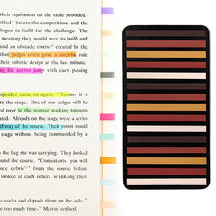 Retro Sticky Notes Student Word Record Book Thin Transparent Label Index Sticker